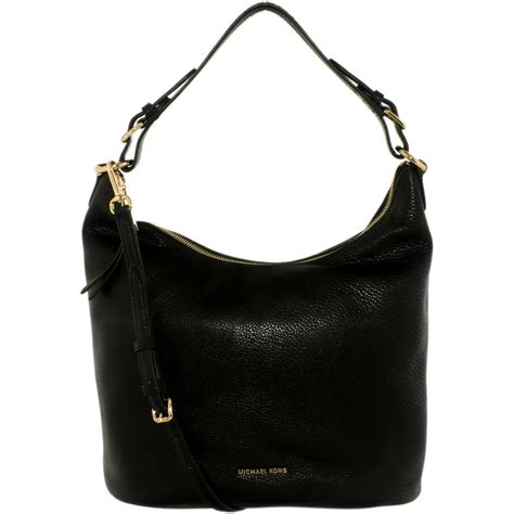 michael kors leather hobo shoulder bag